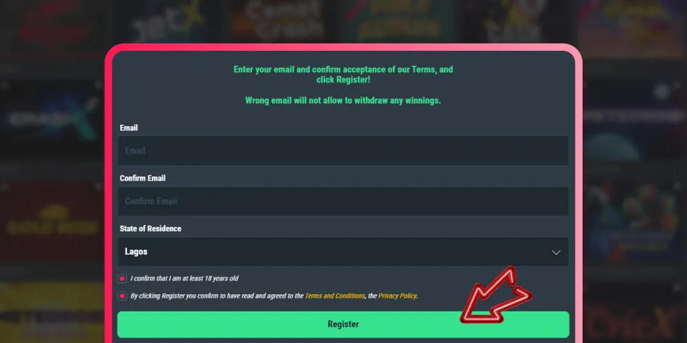 complete the profile creation