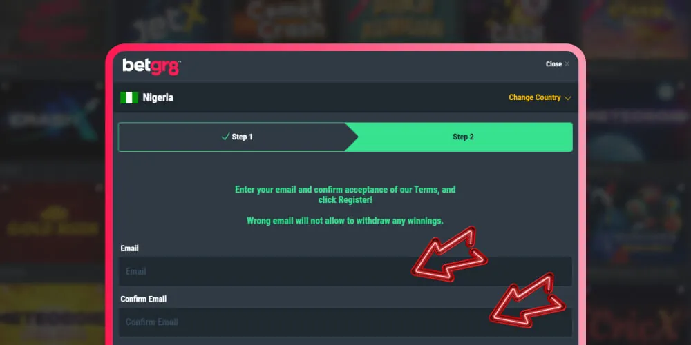 enter your email twice