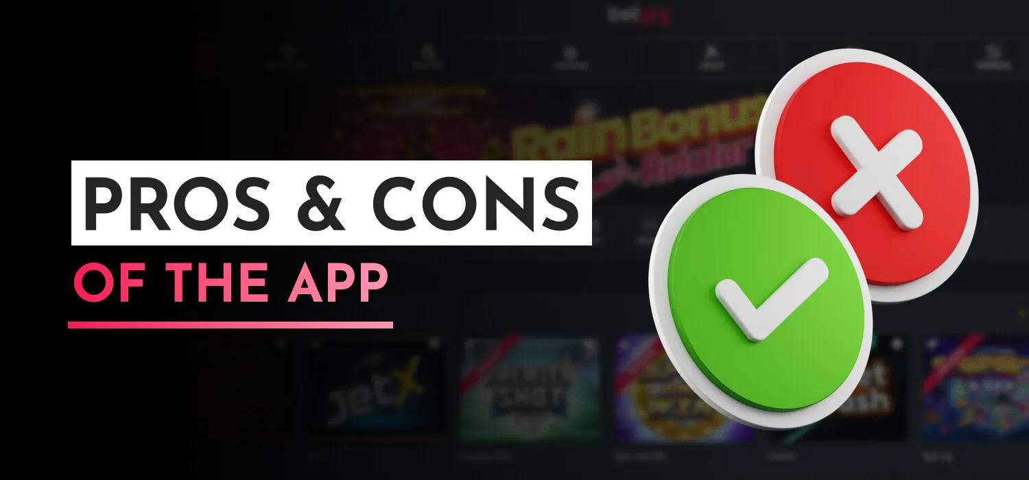 pros and cons of Betgr8 app