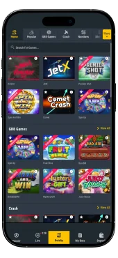 Betgr8 screenshot of casino section
